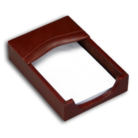 Dacasso Mocha Leather 4 x 6 Memo Holder AG-3009